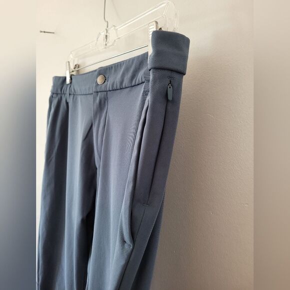 Lululemon Men's Commission Pants Classic Iron Blue Warpstream 35 Office Workwear - Picture 5 of 8